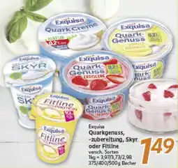 inkoop Exquisa Quarkgenuss, -zubereitung, Skyr oder Fitline Angebot
