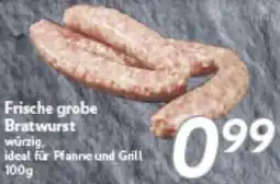 inkoop Frische grobe Bratwurst Angebot
