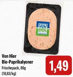 Feneberg Von Hier Bio-Paprikalyoner Angebot