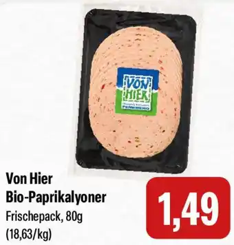 Feneberg Von Hier Bio-Paprikalyoner Angebot
