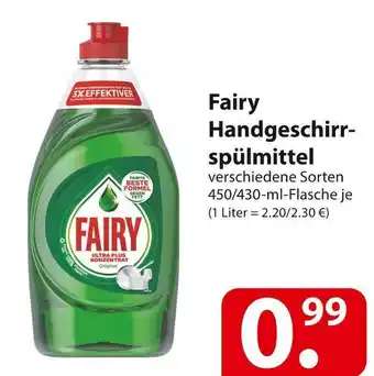 Famila Nord Ost Fairy handgeschirrspülmittel Angebot