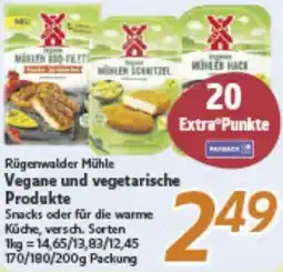 inkoop Rügenwalder Mühle Vegane und vegetarische Produkte Angebot