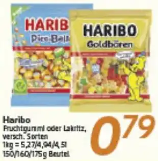 inkoop Haribo Fruchtgummi oder Lakritz Angebot