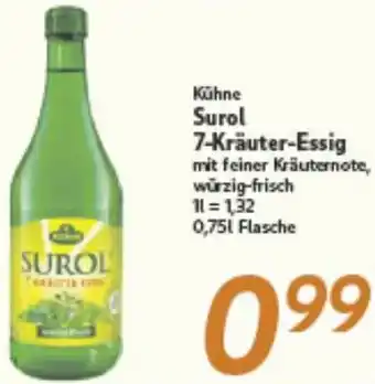 inkoop Kühne Surol 7-Kräuter-Essig Angebot