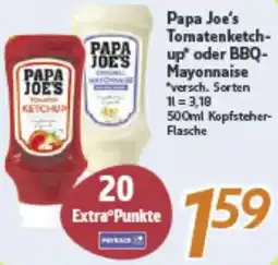 inkoop Papa Joe's Tomatenketchup oder BBQ Mayonnaise Angebot
