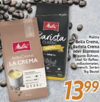 inkoop Melitta Bella Crema, Barista Crema oder Espresso Angebot