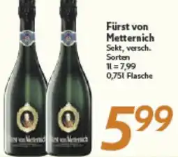 inkoop Fürst von Metternich Sekt Angebot