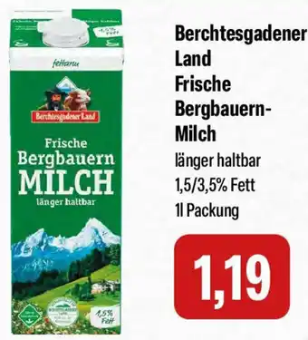 Feneberg Berchtesgadener Land Frische Bergbauern Milch Angebot