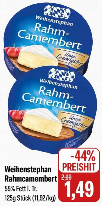 Feneberg Weihenstephan Rahmcamembert Angebot