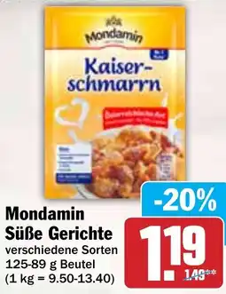 Hit Mondamin Süße Gerichte Angebot