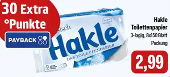 Feneberg Hakle Toilettenpapier Angebot