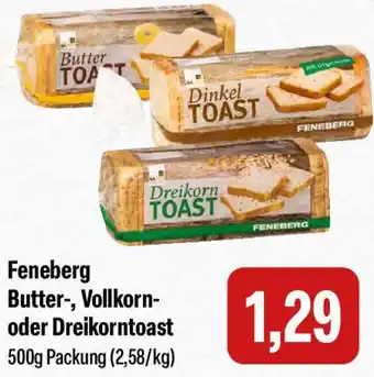 Feneberg Feneberg Butter-, Vollkorn- oder Dreikorntoast Angebot