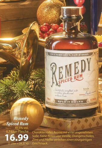 Famila Nord Ost Remedy spiced rum Angebot
