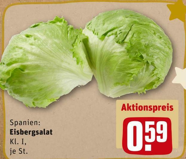 Eisbergsalat Angebot bei REWE
