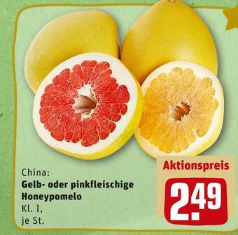 REWE Gelb- oder pinkfleischige honeypomelo Angebot