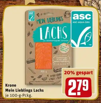 REWE Krone mein lieblings lachs Angebot