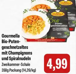 Feneberg Gourmella Bio-Putengeschnetzeltes mit Champignons und Spiralnudeln Angebot
