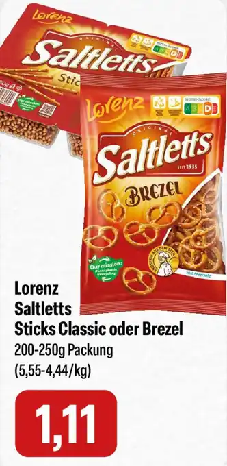 Feneberg Lorenz Saltletts Sticks Classic oder Brezel Angebot
