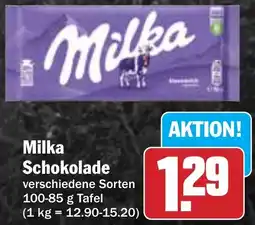Hit Milka Schokolade Angebot