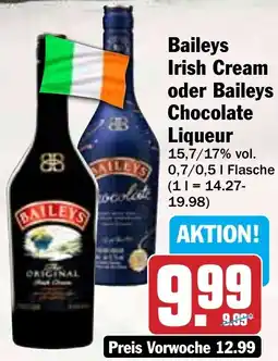 Hit Baileys Irish Cream oder Baileys Chocolate Liqueur Angebot