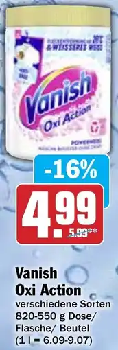 Hit Vanish Oxi Action Angebot