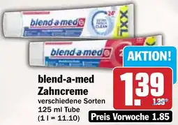 Hit blend-a-med Zahncreme Angebot
