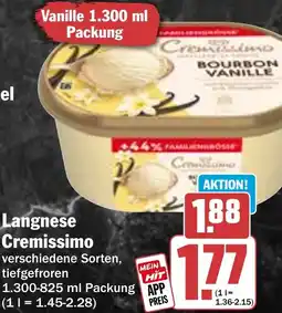 Hit Langnese Cremissimo Angebot