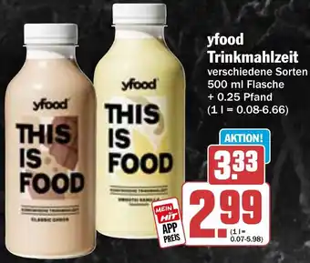 HIT yfood Trinkmahlzeit Angebot