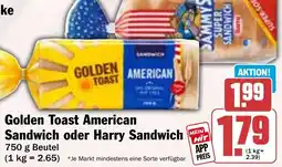 Hit Golden Toast American Sandwich oder Harry Sandwich Angebot