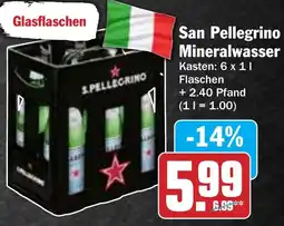 Hit San Pellegrino Mineralwasser Angebot