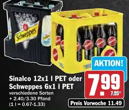 Hit Sinalco oder Schweppes Angebot
