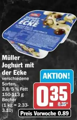 AEZ Müller Joghurt mit der Ecke Angebot