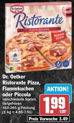 AEZ Dr. Oetker Ristorante Pizza, Flammkuchen oder Piccola Angebot