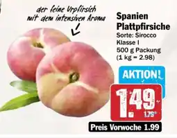 AEZ Spanien Plattpfirsiche Angebot