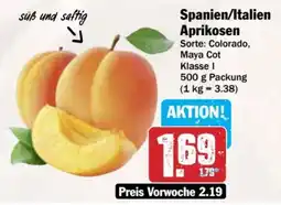AEZ Spanien/Italien Aprikosen Angebot