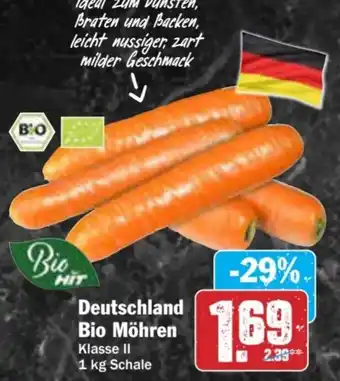 AEZ Deutschland Bio Möhren Angebot