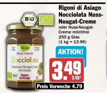 AEZ Rigoni di Asiago Nocciolata Nuss- Nougat-Creme Angebot