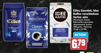 AEZ Eilles Gourmet, Idee Kaffee verschiedene Sorten oder Angebot