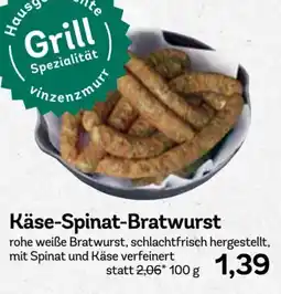 AEZ Käse-Spinat-Bratwurst Angebot