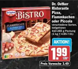 AEZ Dr. Oetker Ristorante Pizza, Flammkuchen oder Piccola Angebot