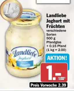 AEZ Landliebe Joghurt mit Früchten Angebot