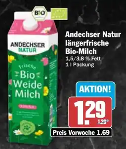 AEZ Andechser Natur längerfrische Bio-Milch Angebot