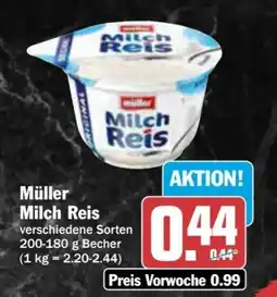 AEZ Müller Milch Reis Angebot