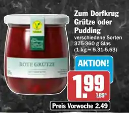 AEZ Zum Dorfkrug Grütze oder Pudding Angebot