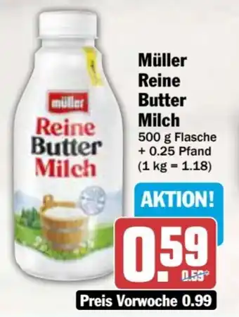 AEZ Müller Reine Butter Milch Angebot