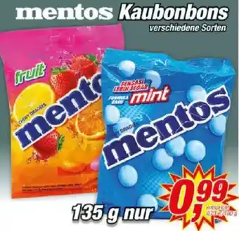 Posten Börse mentos Kaubonbons Angebot