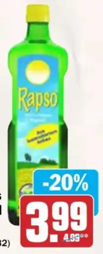 AEZ Rapso Reines Rapsöl Angebot