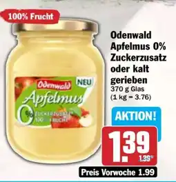 AEZ Odenwald Apfelmus 0% Zuckerzusatz oder kalt gerieben Angebot
