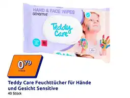 Action Teddy care feuchttücher für hände und gesicht sensitive Angebot