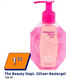 Action The beauty dept. glitzer-rasiergel Angebot